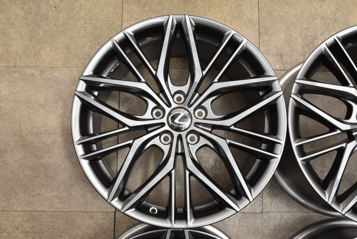  新車外し レクサス IS 500 Fスポーツ 19 in 8 5 J 45 9 60 PCD 114 3 4本セット 他グレードにも ボルト車 RC 流用 19インチ ホイール