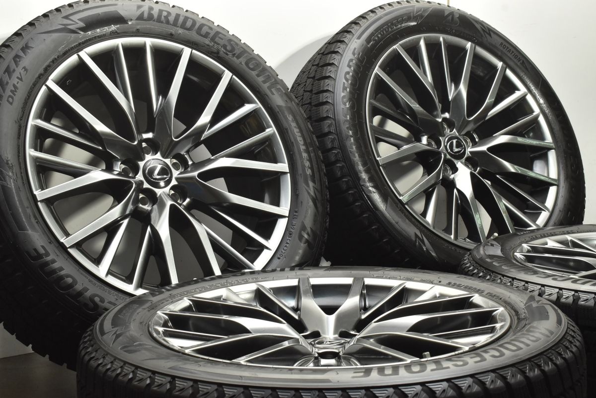 バリ溝 レクサス RX Fスポーツ 20 in 8 J 30 PCD 114 3 ブリヂストン ブリザック DM V 235 55 R スタッドレス 450 h 300