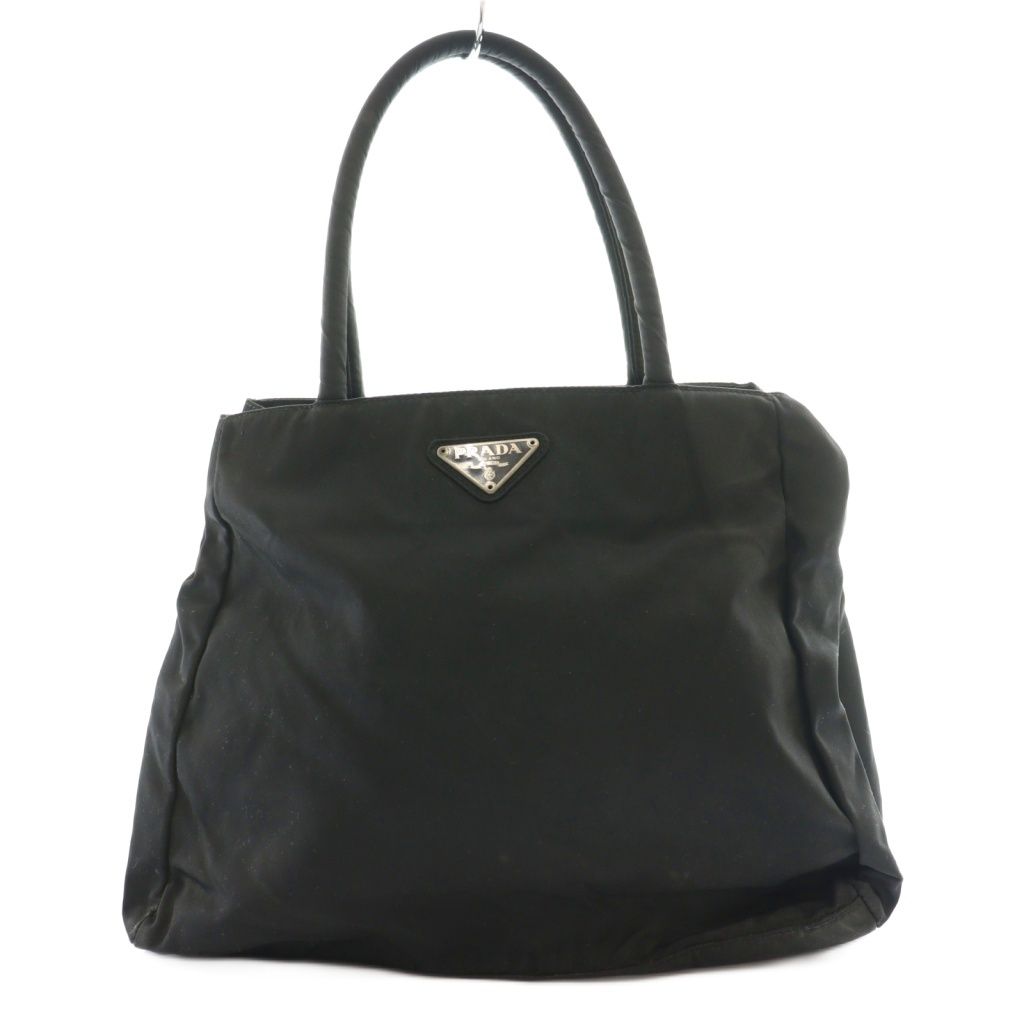 プラダ PRADA テスートナイロンハンドバッグ トップ 黒 ブラック B3864