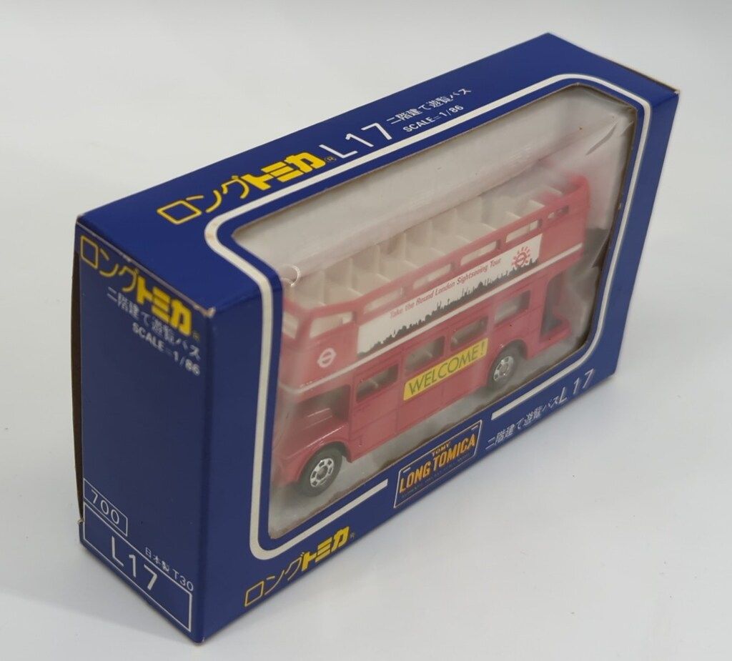 トミー 1/86ロングトミカ 二階建て遊覧バス WELCOME! L17-2-1 - メルカリ