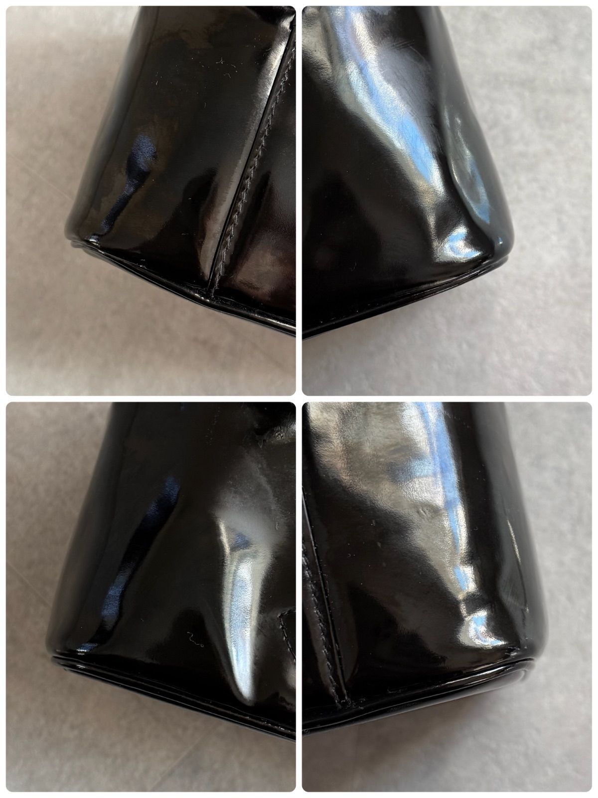 CHANEL シャネル バニティバック ココマーク パテントレザー チャーム