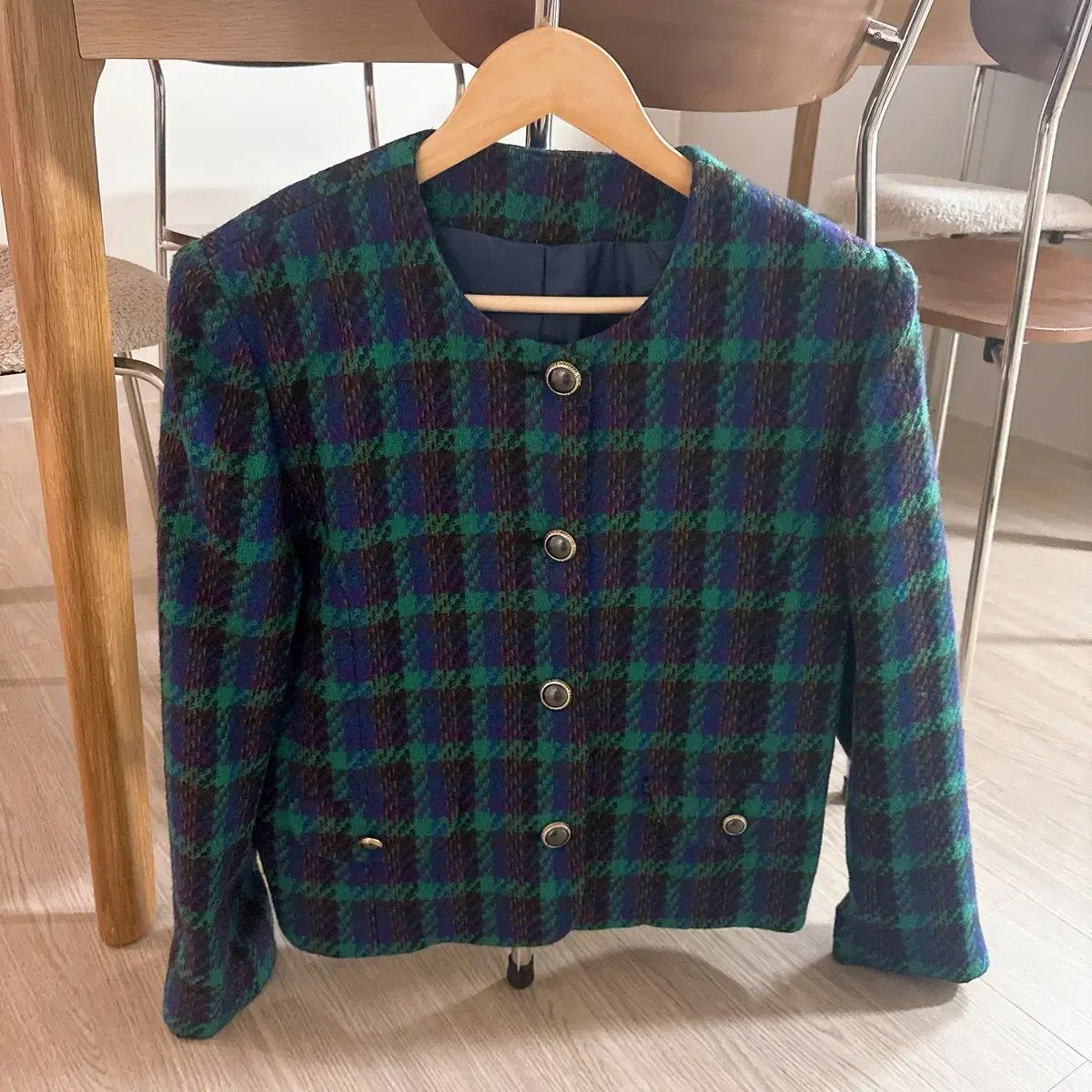 オフハート ジャケット スカート セットアップ ウール 70