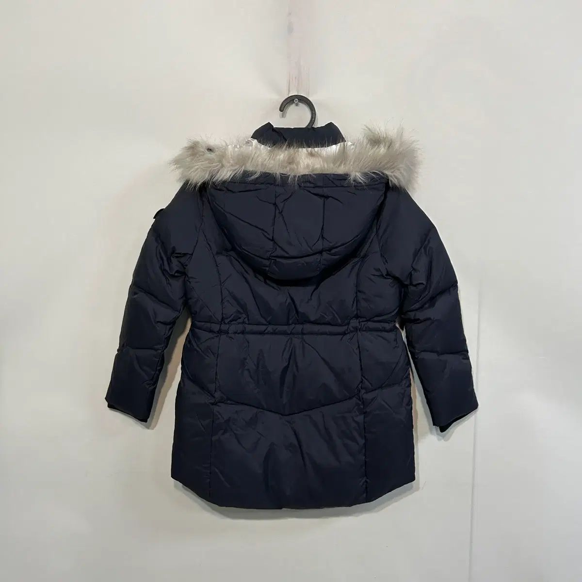 ナショナルジオグラフィック キッズ 女の子 ダウンジャケット ロング丈 140 状態良し