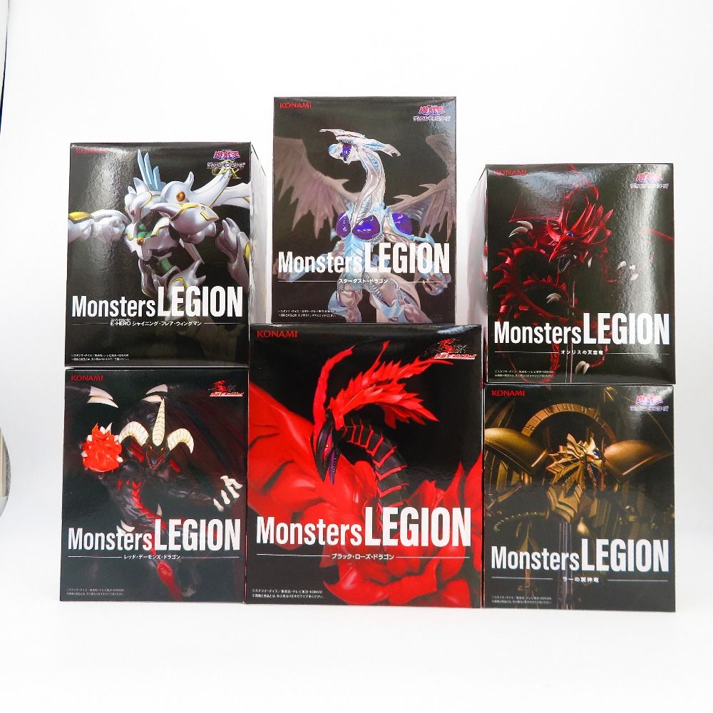 遊戯王』 Monsters LEGION 6点セット KONAMI コナミ フィギュア 未開封