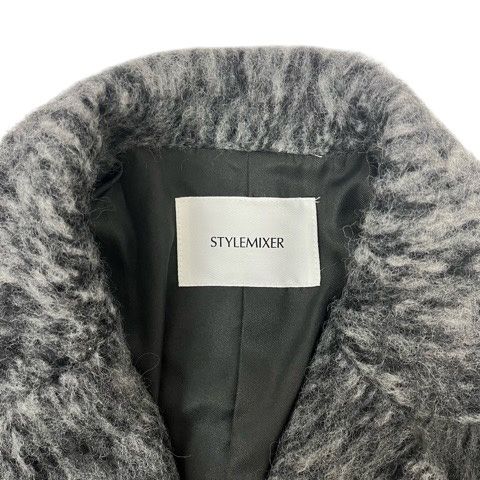 スタイルミキサー STYLEMIXER シャギーテーラードジャケット 長袖 毛混