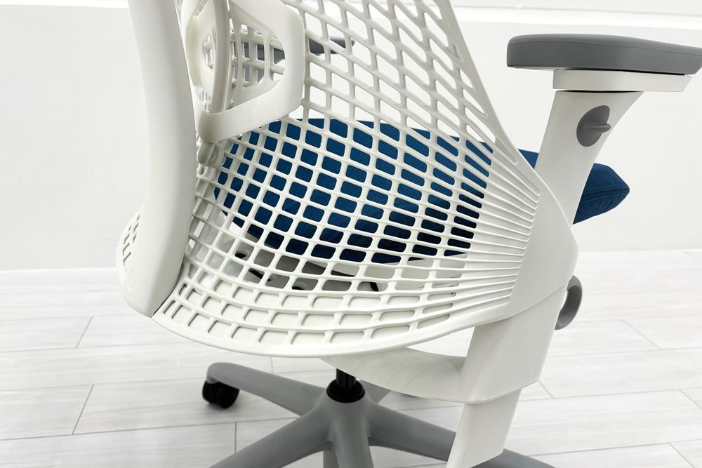  ハーマンミラー セイルチェア ミドルバック Herman Miller オフィス家具 フルアジャスタブルアーム ランバーサポート ブルーグロット A000004078 書斎用椅子 オフィスチェア ワークチェア 椅子 チェア