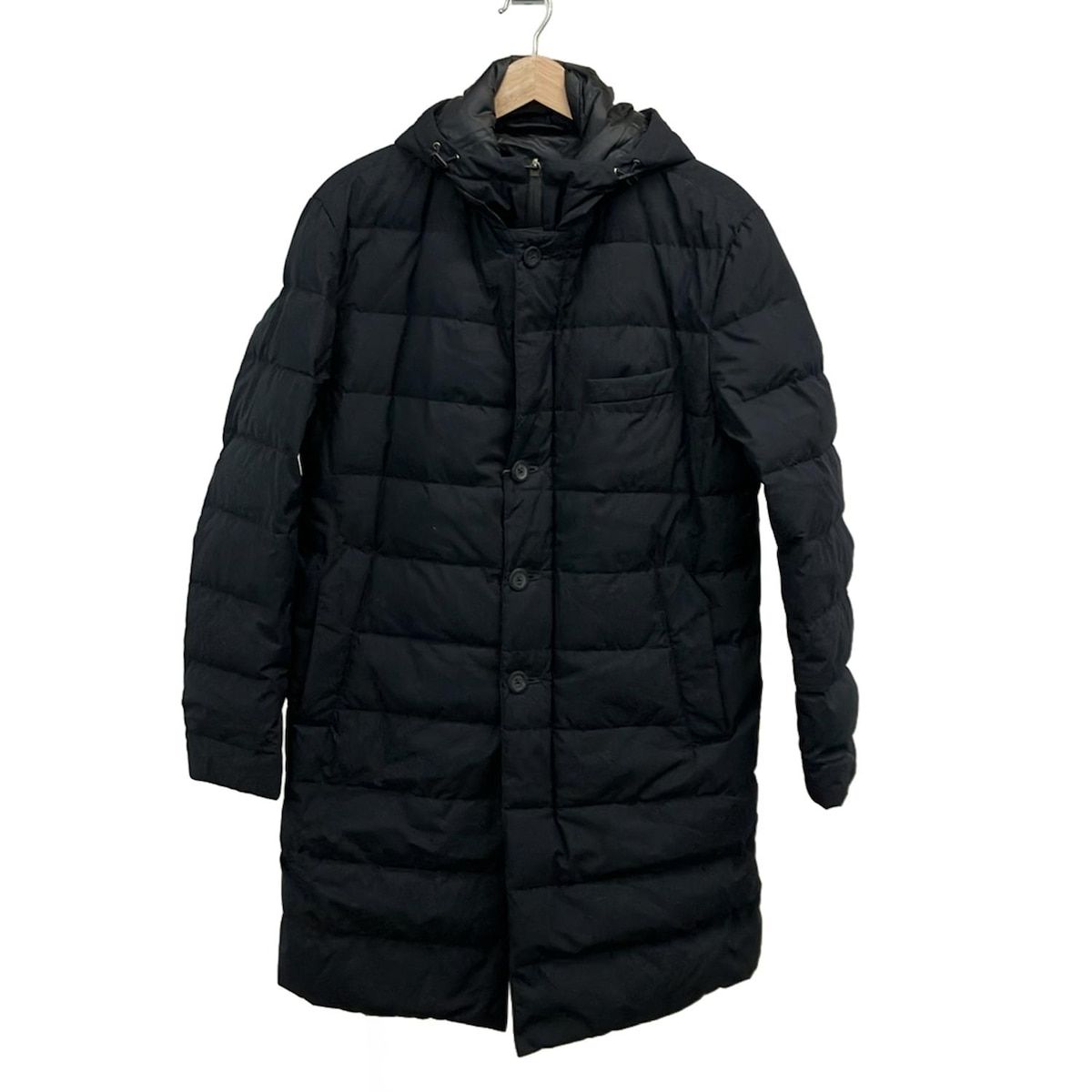 HERNO(ヘルノ) ダウンコート サイズ50 M メンズ美品 - ダークネイビー