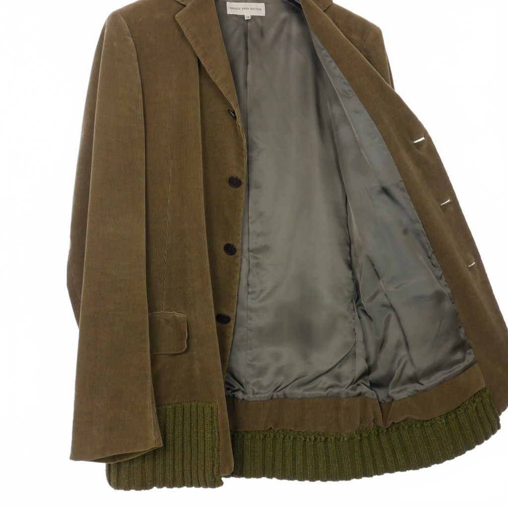 ドリスヴァンノッテン DRIES VAN NOTEN 90s～00s ライカ期 リブ切替 4B