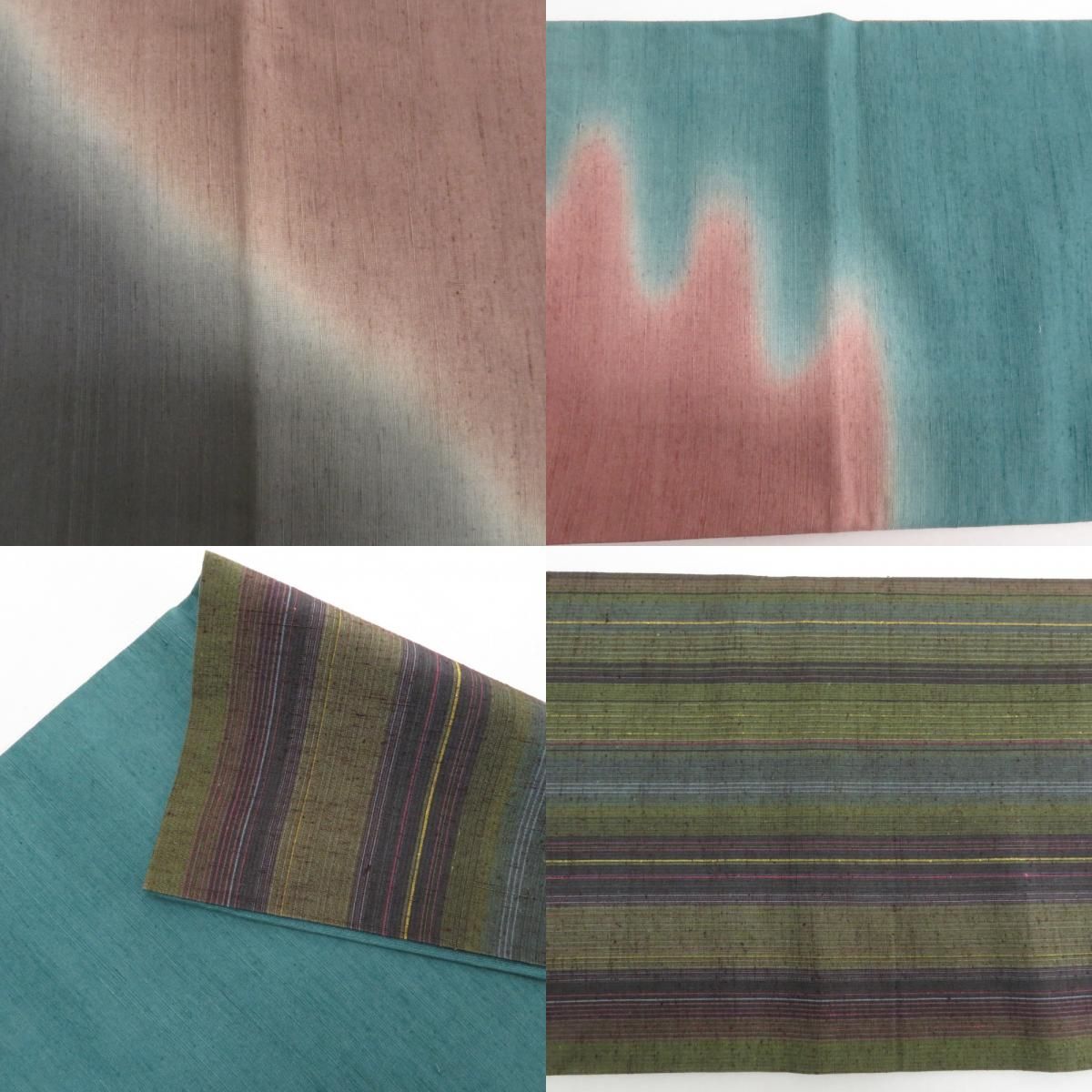 斜め縞模様 広衿