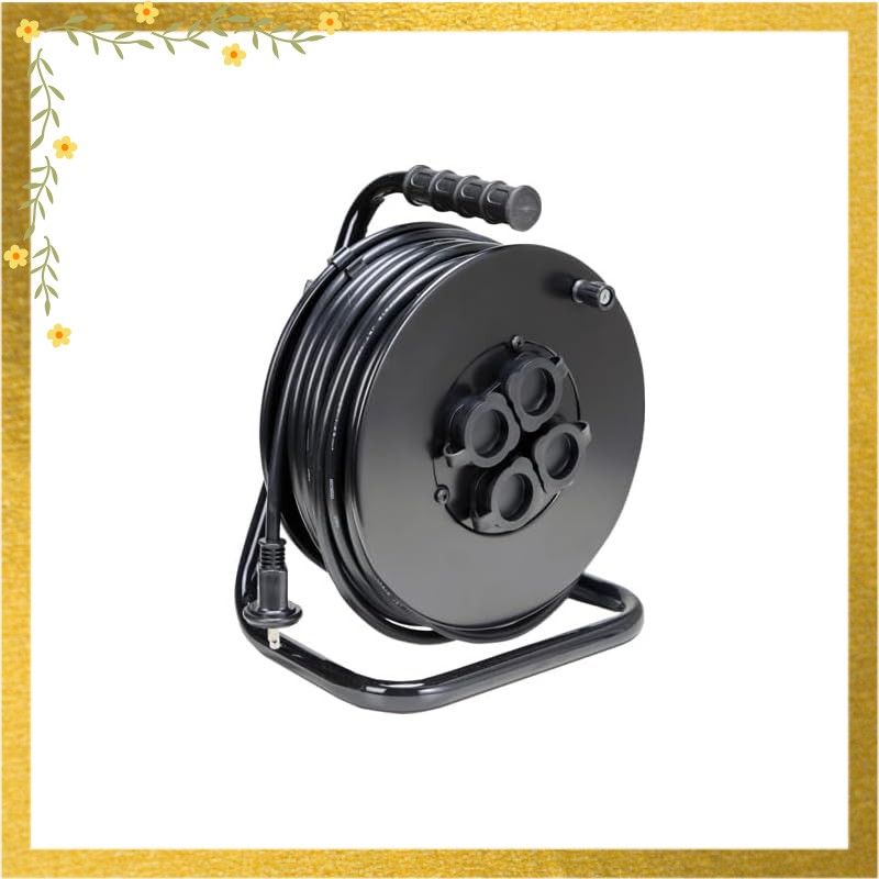 ＴＲＵＳＣＯ 電工ドラム ジェネラルリール３０ｍ 屋外用 ODL-30 MBK