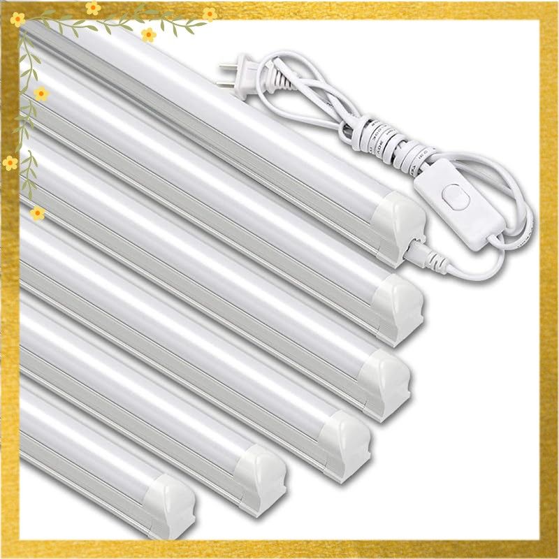 SD Light LED蛍光灯 40 W形 T 8 器具一体型LED蛍光灯 18 W 昼白色 120 cm バーライト スイッチ付き 6本入り