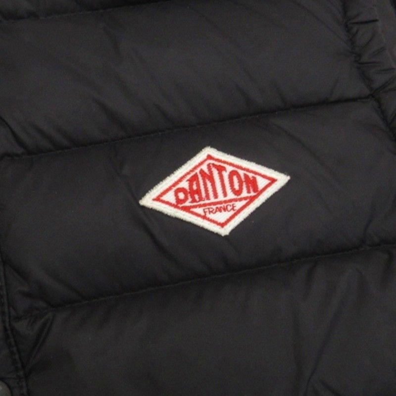 ダントン DANTON インナー ダウン ベスト ブラック 34 - メルカリ