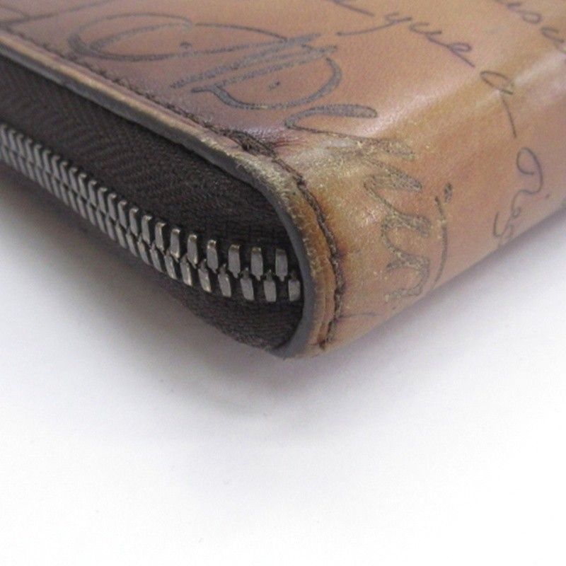 ベルルッティ Berluti カリグラフィ ラウンドファスナー 長財布 レザー