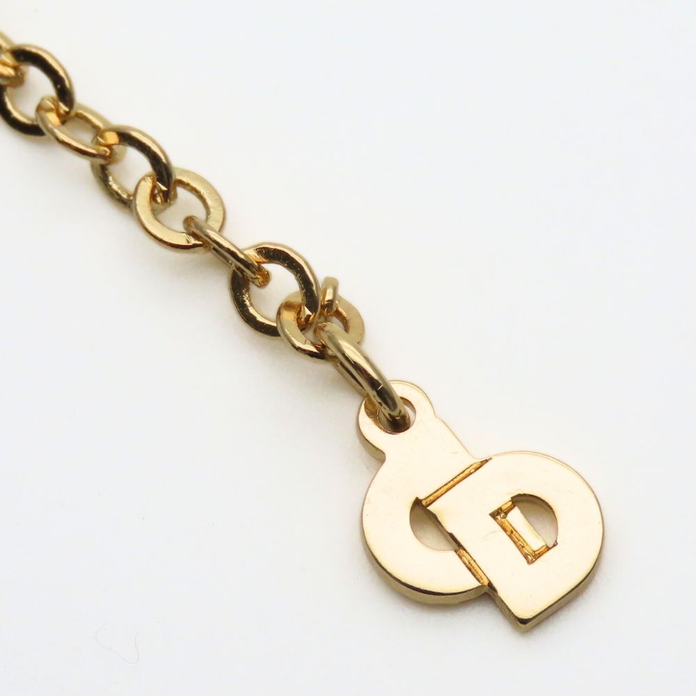 クリスチャンディオール ネックレス CDロゴ メタル ゴールド メッキ GP