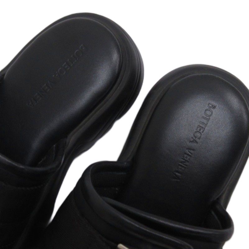  ボッテガヴェネタ BOTTEGA VENETA フラッシュ サンダル イタリア製 ブラック 36 23 m サンダル サンダル ミュール