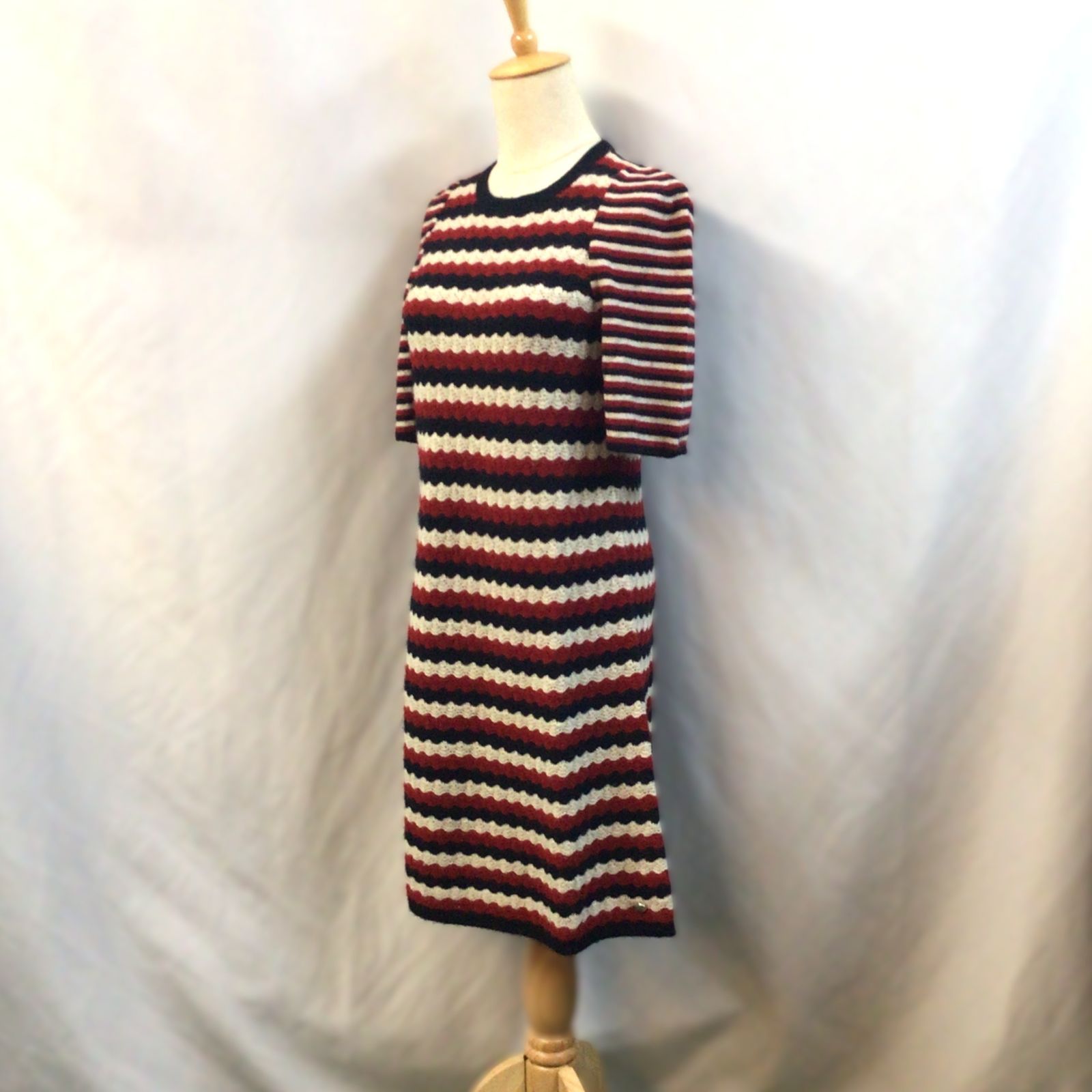 CHANEL シャネル CC ココマーク 宇宙飛行士 カシミヤ ストライプ