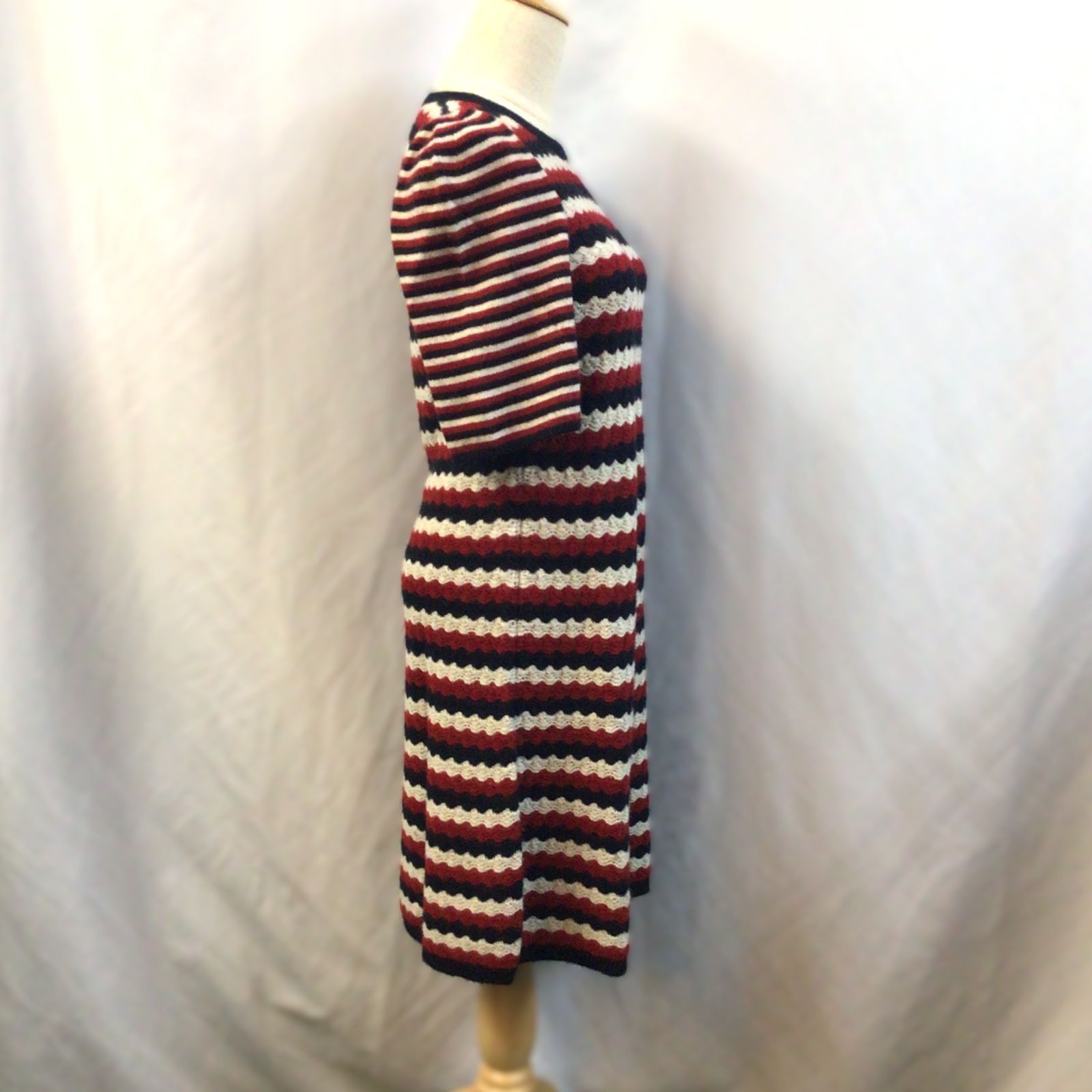 CHANEL シャネル CC ココマーク 宇宙飛行士 カシミヤ ストライプ ボーダー ニット ドレス ワンピース