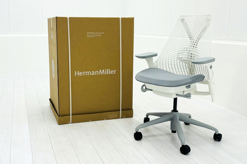 ハーマンミラー セイルチェア ミドルバック Herman Miller オフィス家具 フルアジャスタブルアーム ランバーサポート マーキュリー A000004081