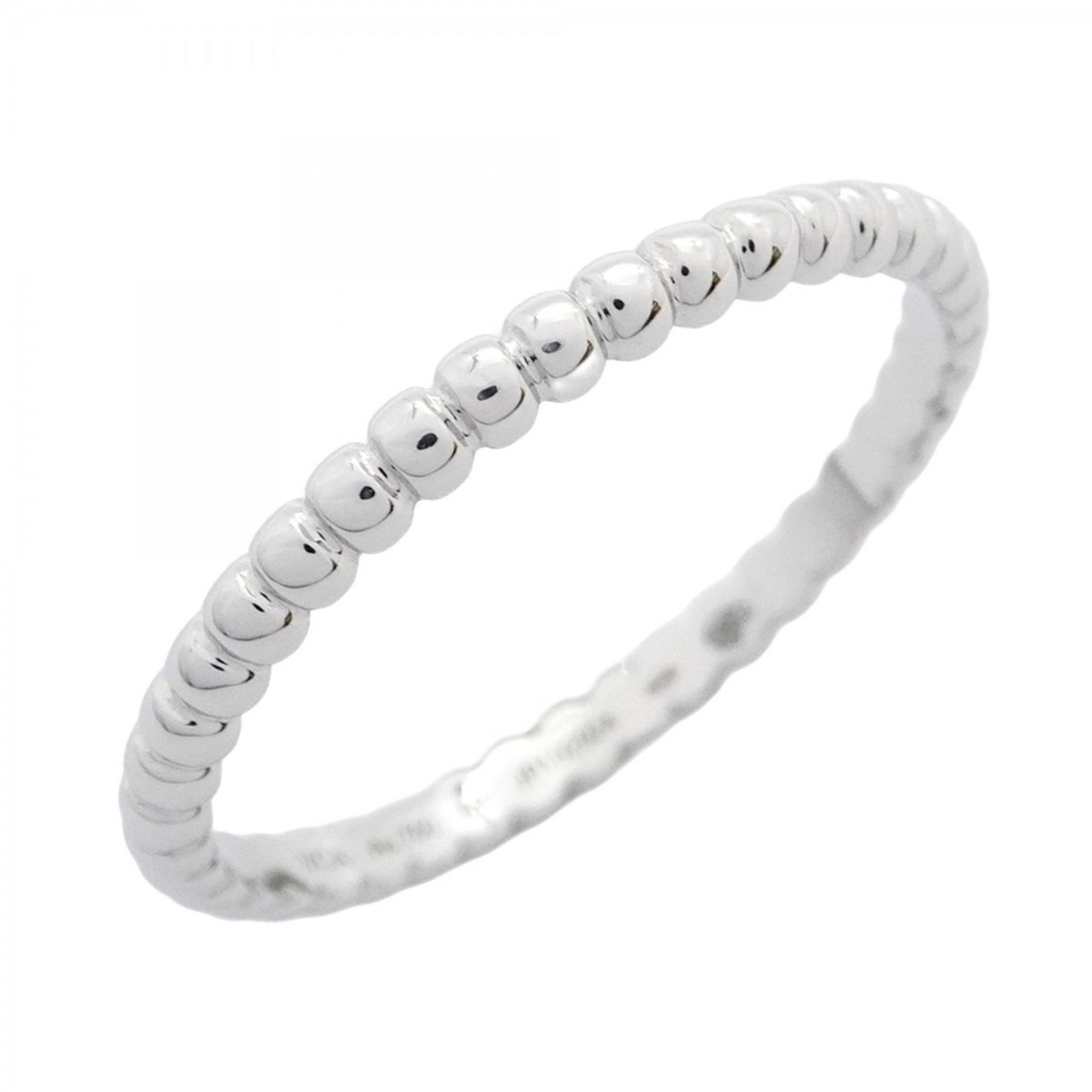 ヴァン クリーフ＆アーペル Van Cleef - Arpels ヴァンクリーフ＆アーペル リング ペルレ 18 KWG ホワイトゴールド ＃59メンズ