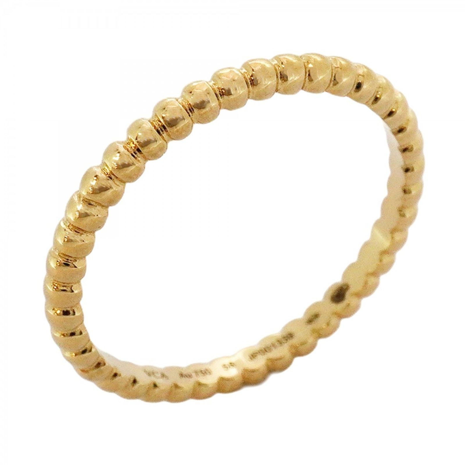 ヴァン クリーフ＆アーペル Van Cleef Arpels ヴァンクリーフ＆アーペル リング ペルレ 18 KYG イエローゴールド ＃58メンズ