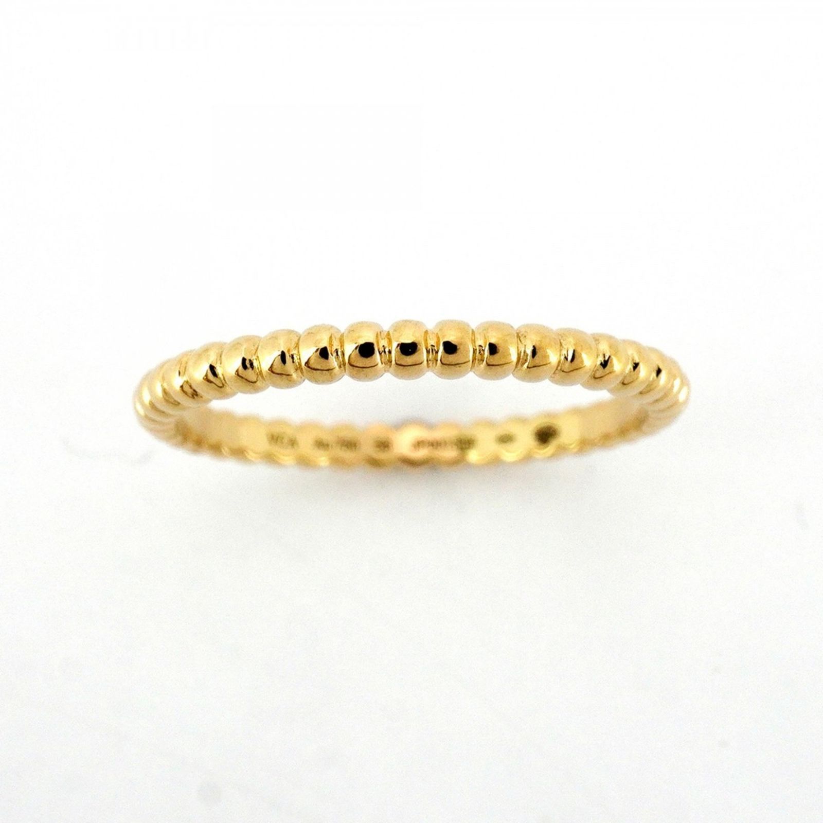 ヴァン クリーフ＆アーペル Van Cleef Arpels ヴァンクリーフ＆アーペル リング ペルレ 18 KYG イエローゴールド ＃58メンズ