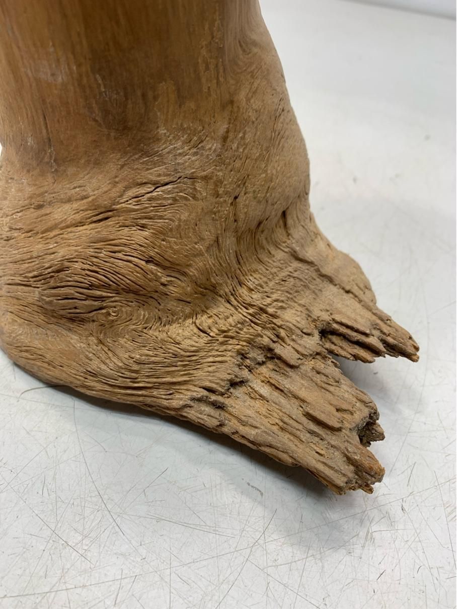 貴重 達磨大師 木彫り 一刀彫 置物 アンティークインテリア