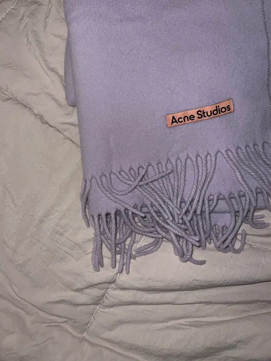 Acne Studios アクネストゥディオズ マフラー ラベンダー - メルカリ