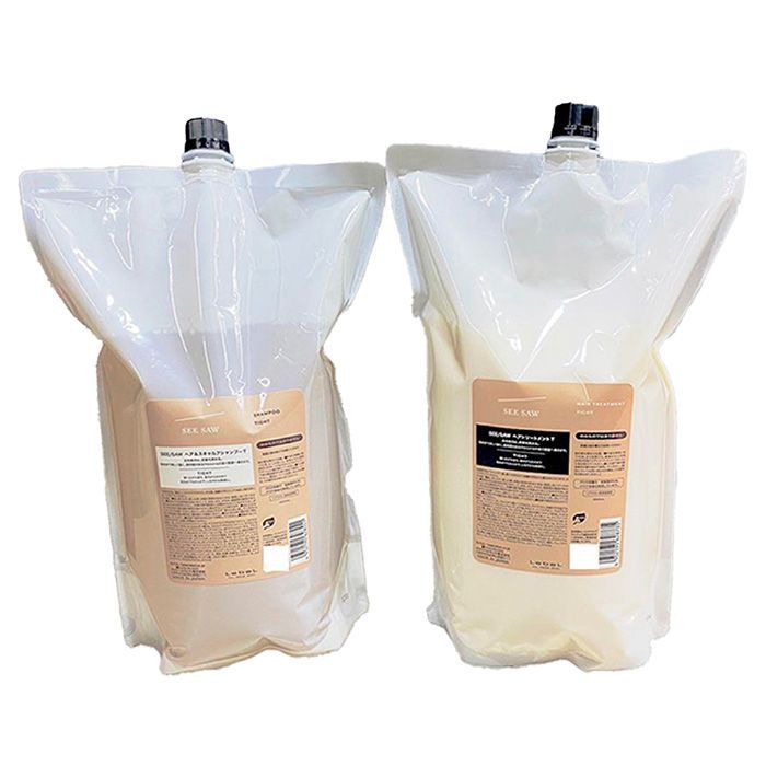 ルベル シーソー シャンプー トリートメント タイト セット 2500 ml