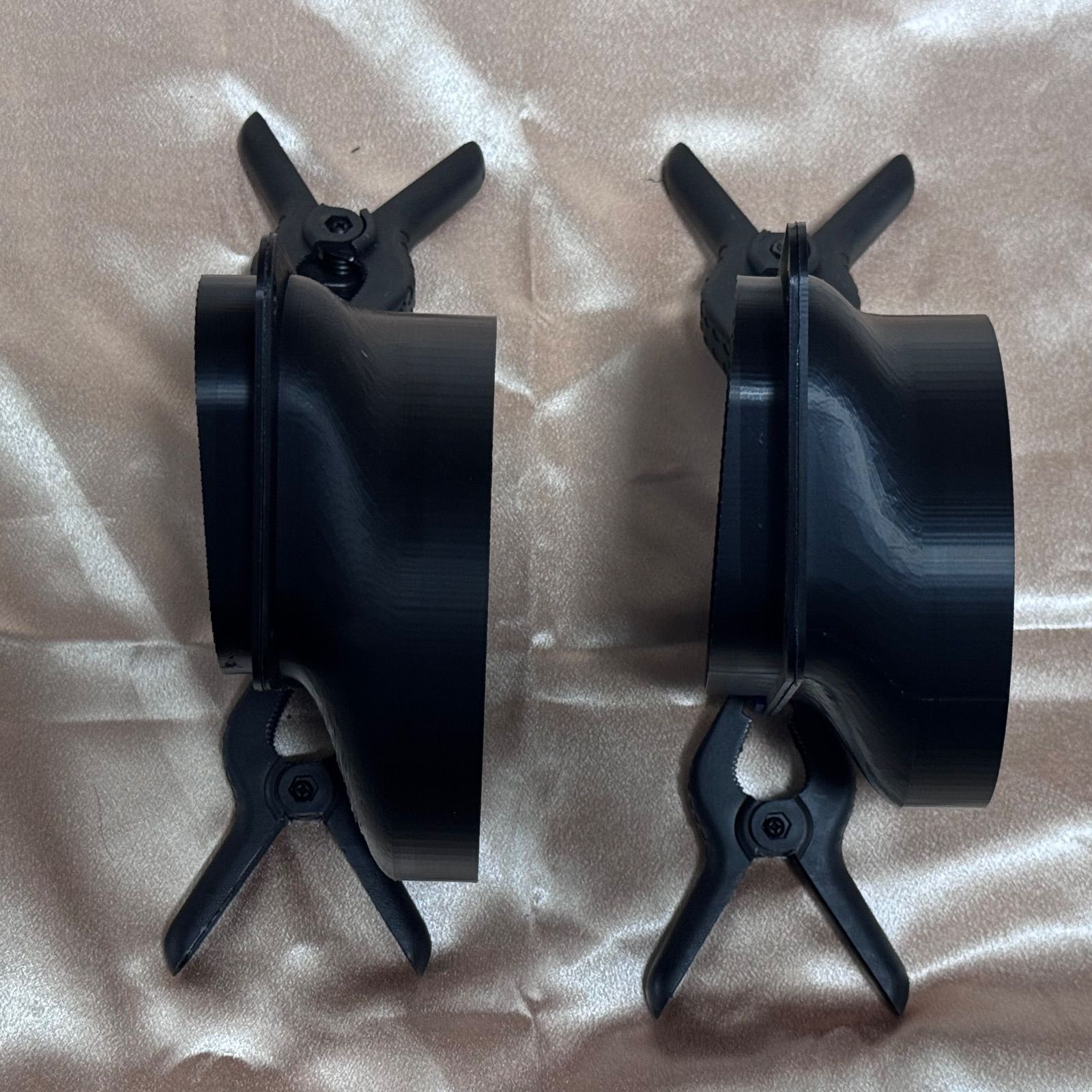 エコフローECOFLOW WAVE2,3専用ダクト取付用パーツ 運転席ドア用 EcoFlow WAVE2,3専用ダクト取付用パーツ Cadillac様依頼品 EcoFlow