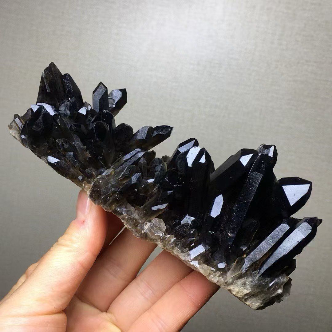 AAAAAAAA級 魔除け 天然モリオン 黒水晶 クラスターB1210 YS 1008 150C