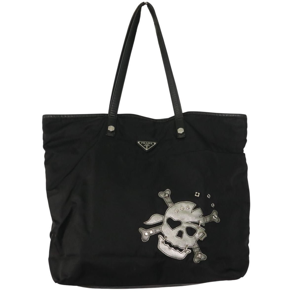 希少】PRADA プラダ テスートナイロン ポコノ トートバッグ スカル 希少】PRADA プラダ テスートナイロン ポコノ トートバッグ スカル