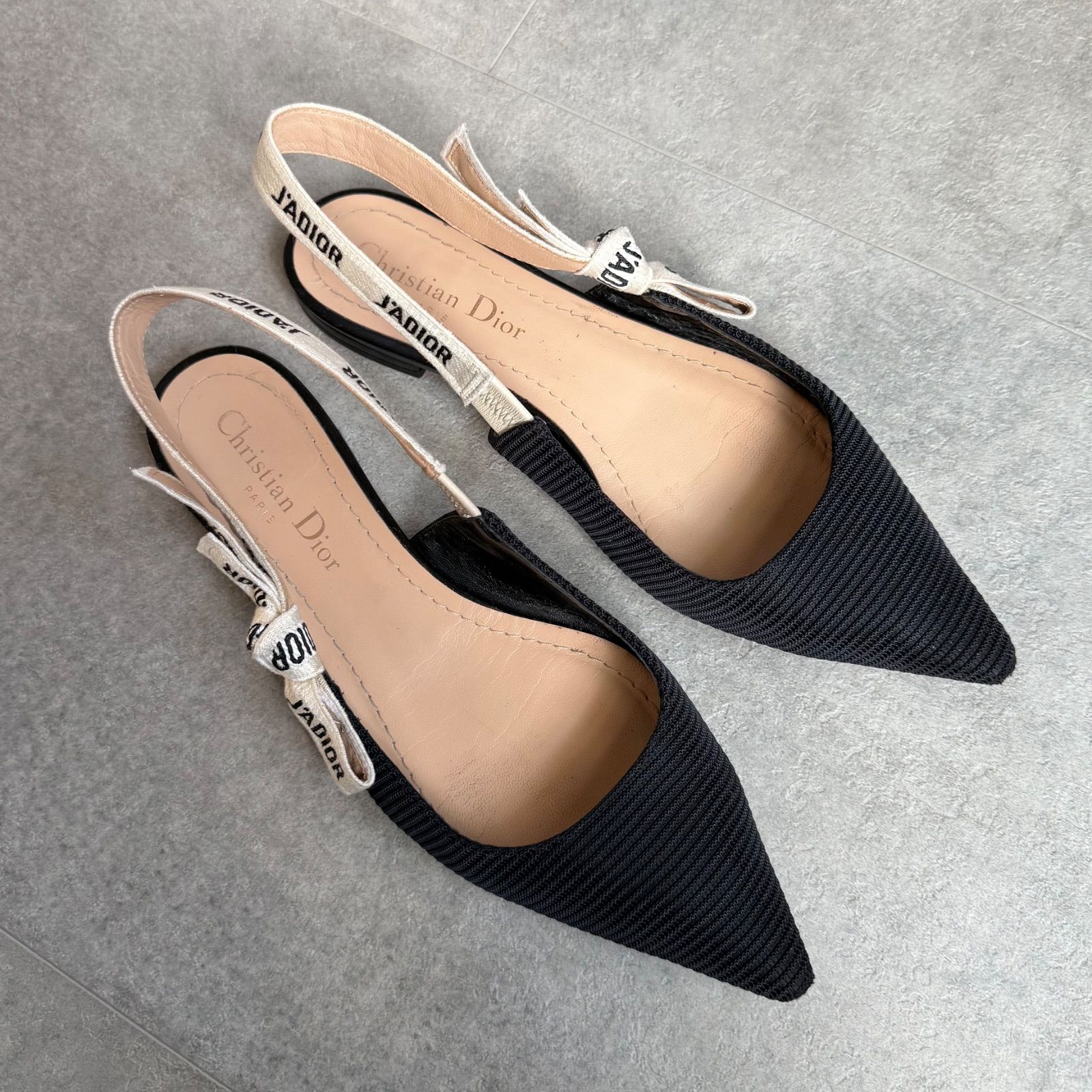 美品 Christian Dior クリスチャンディオール J'Adior スリングバック