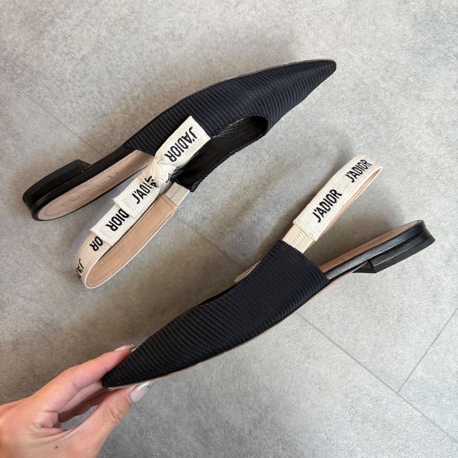 美品 Christian Dior クリスチャンディオール J'Adior スリングバック