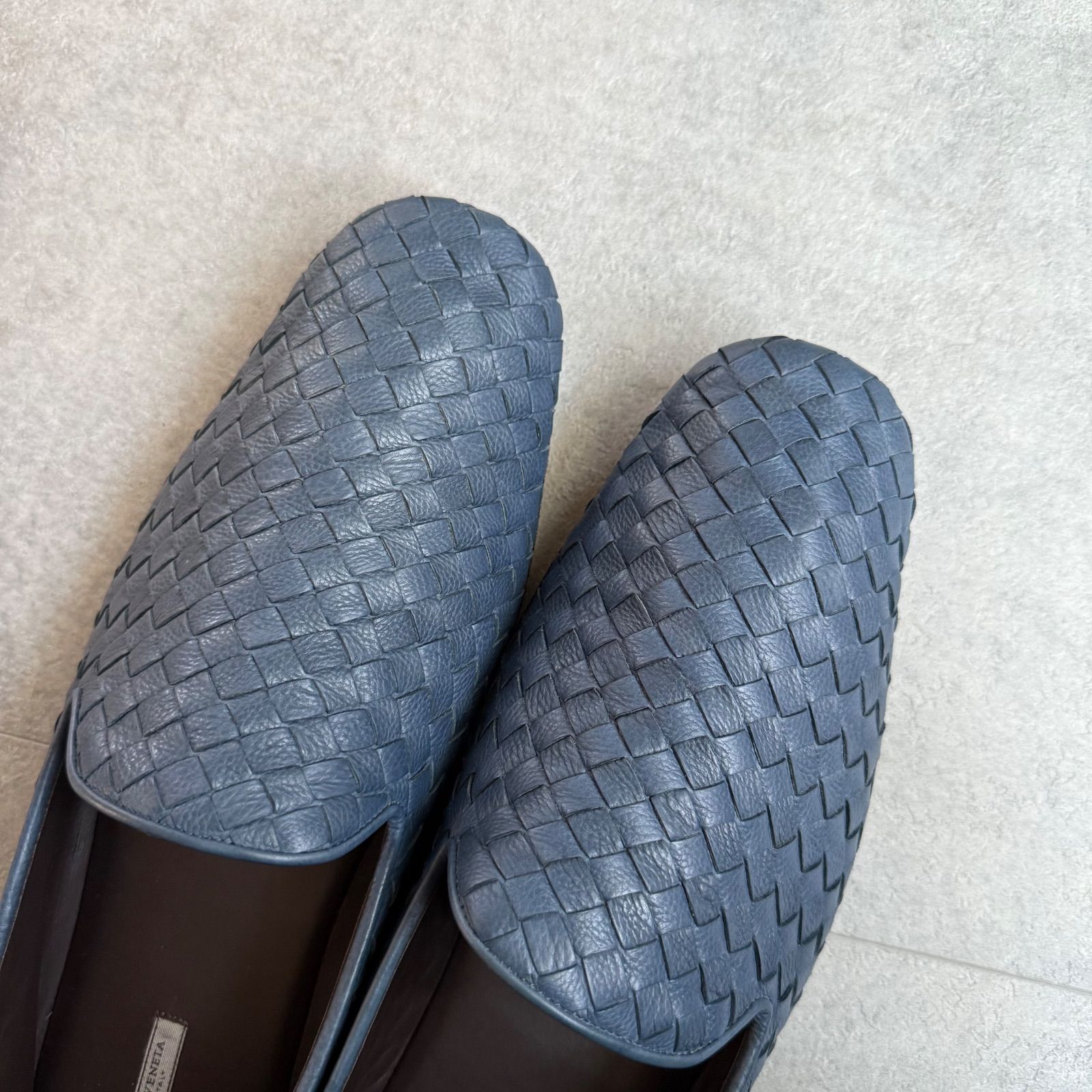 BOTTEGA VENETA ボッテガヴェネタ イントレチャート スリッポン レザー