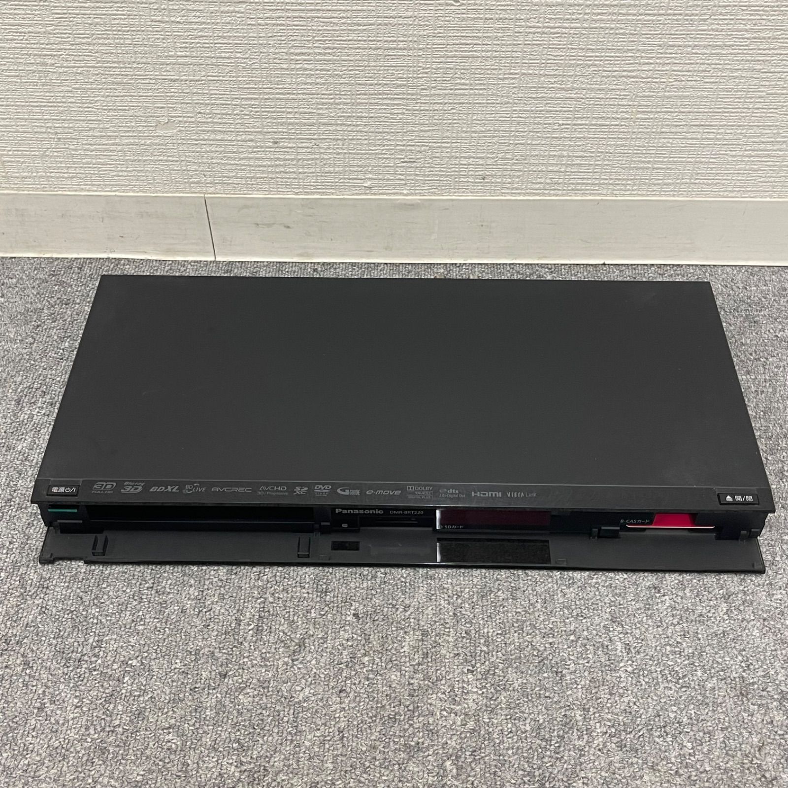 動作良好　パナソニック DIGA DMR-BRT220 2012年製 Panasonic ブルーレイディスクレコーダー DMR-BRT220 ブルーレイ