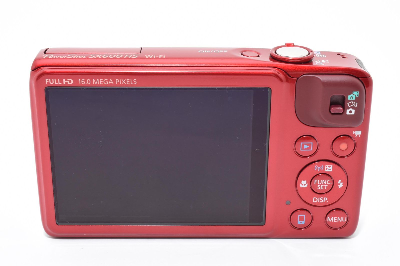 実用品] 完動 CANON キャノン PowerShot SX600 HS PC2050 レッド 