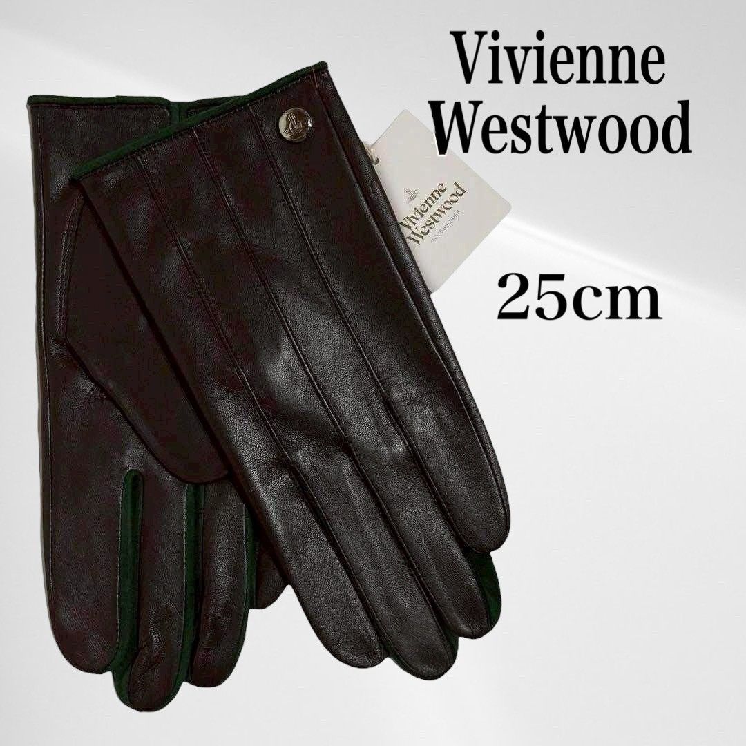 タグ付き・未使用品】 ヴィヴィアン ウエストウッド 手袋 レザー