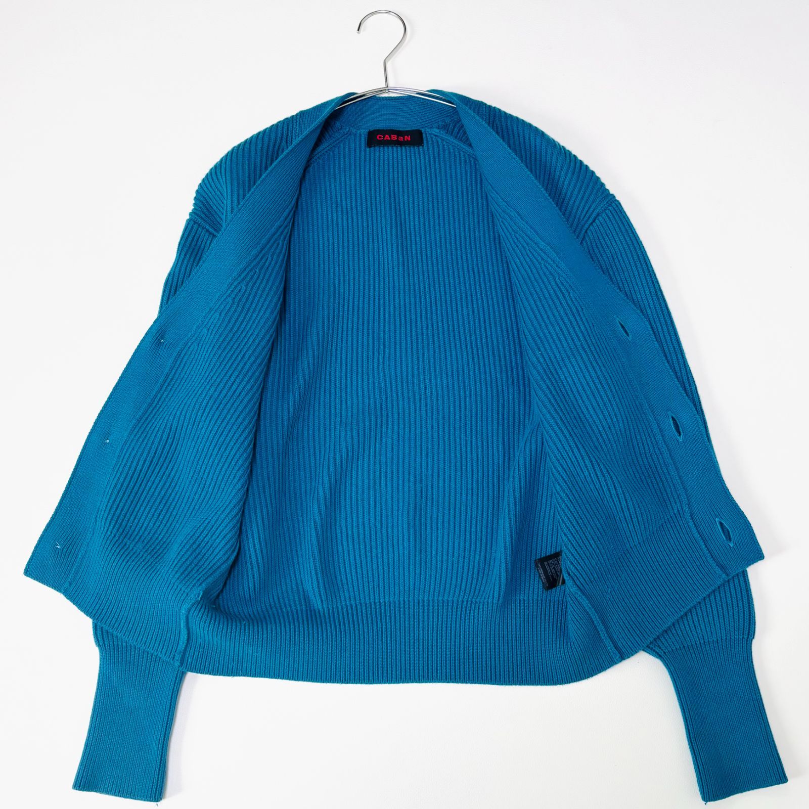 定番 美品 CABaN キャバン コットンカシミヤ ローゲージ Vネック