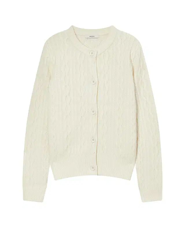 ヘジス レディース ウール混 カーディガン アイボリー 85 90 95