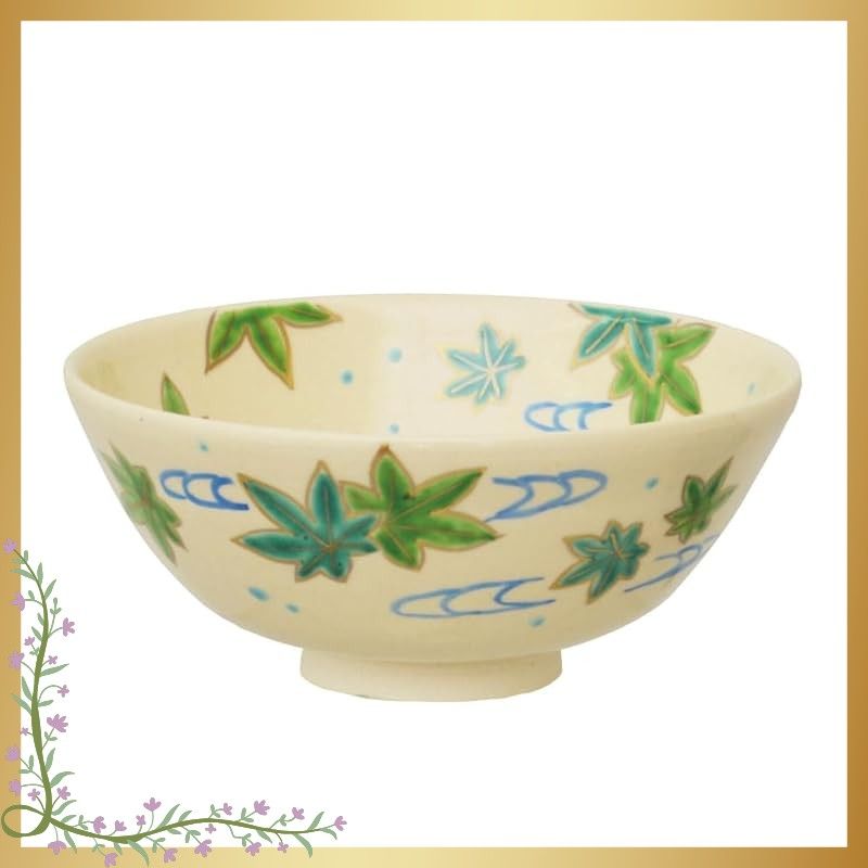 茶道具 平茶碗 色絵 流水青楓 東山深山 作 - メルカリ