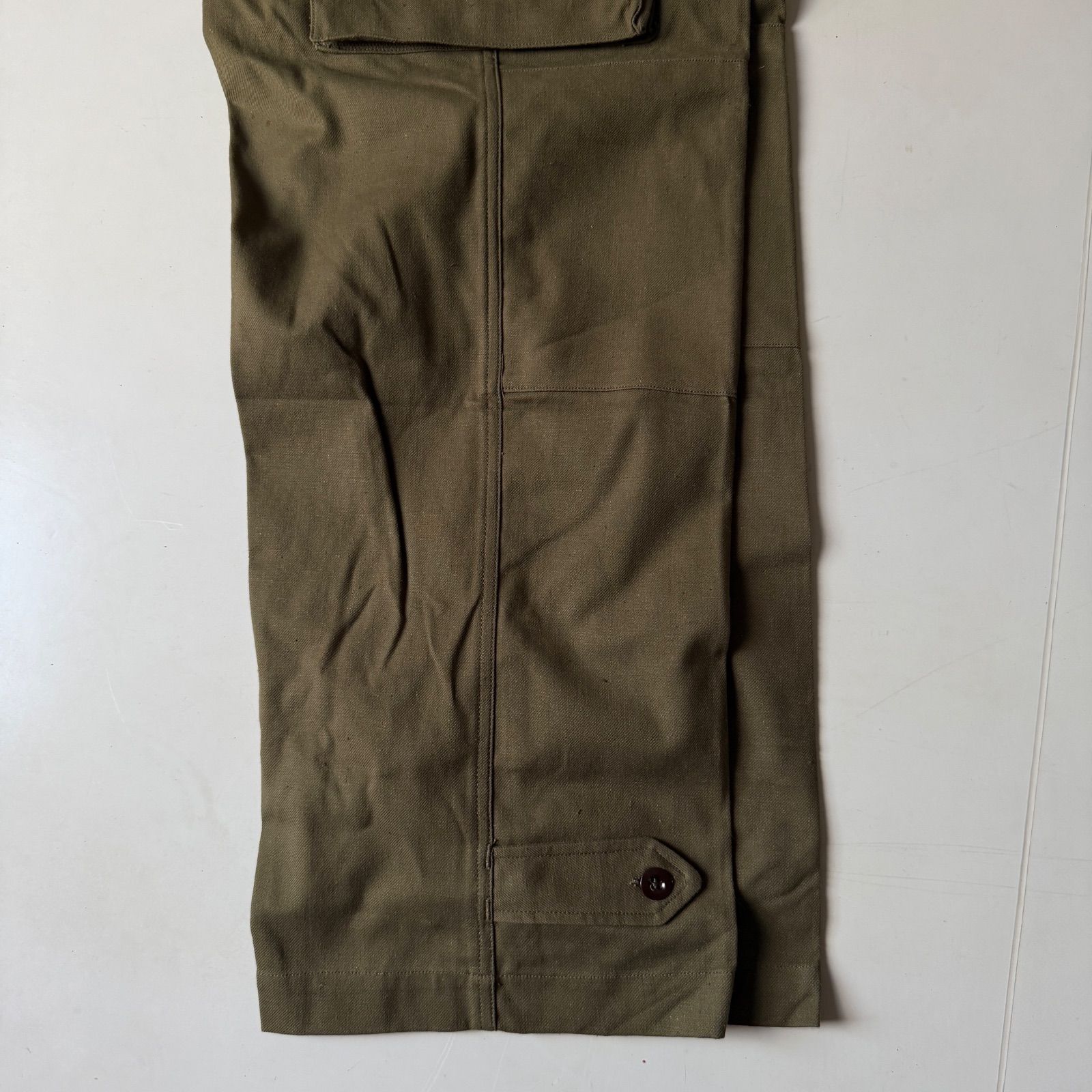 m47 サイズ33 ビンテージ　フランス軍　ユーロビンテージ 雰囲気抜群】フランス軍 M47 カーゴパンツ 後期 33 ヴィンテージ