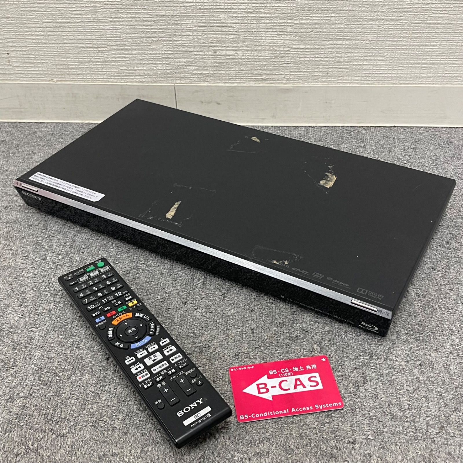 NPA】ジャンク 2013年製 SONY ソニー ブルーレイレコーダー BDZ-EW1000