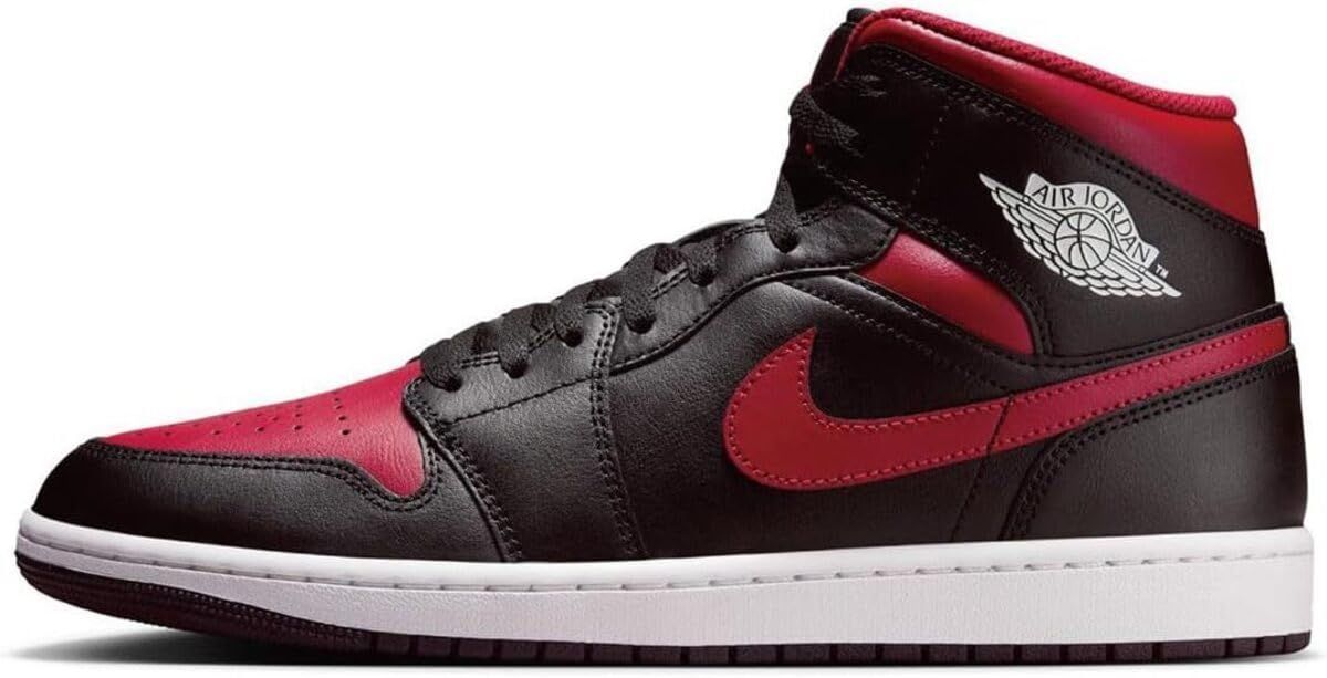 ナイキ エア ジョーダン 1 ミッド AIR JORDAN MID ブラック レッド DQ 8426-067 28.0 cm