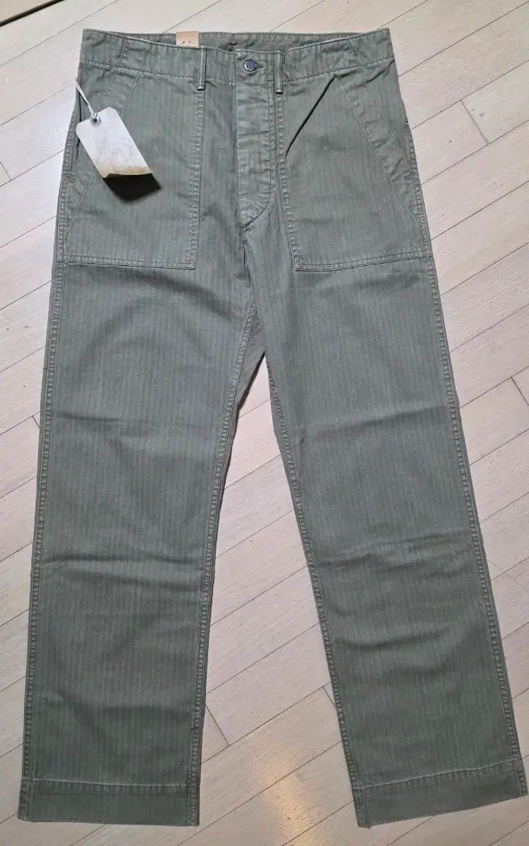 RRL ラルフローレン HBT ヘリンボーン 将校パンツ オリーブ 32