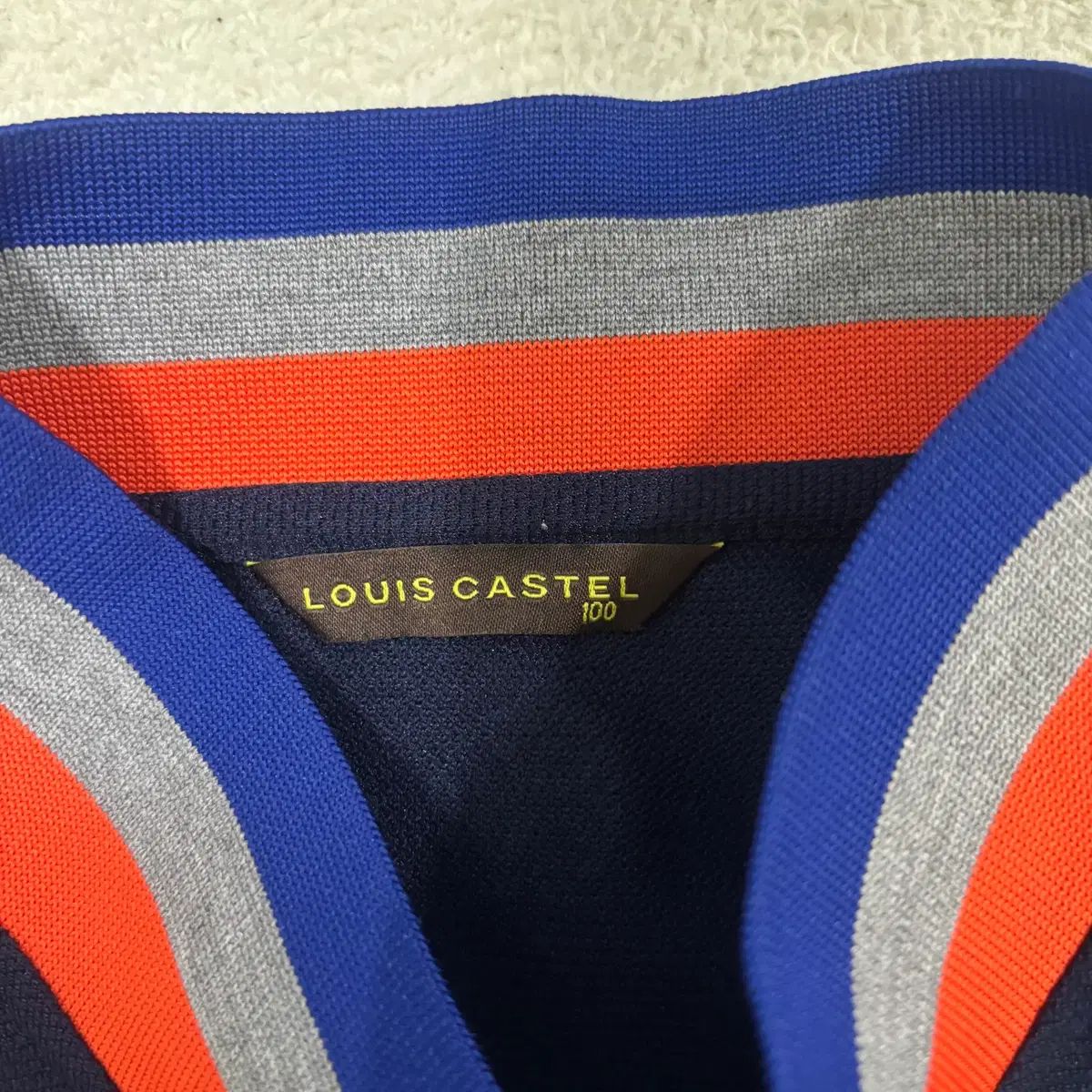 L ルイカステル ハーフジップアップ ゴルフ Tシャツ 1215