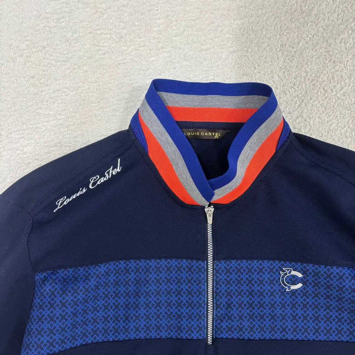 L ルイカステル ハーフジップアップ ゴルフ Tシャツ 1215