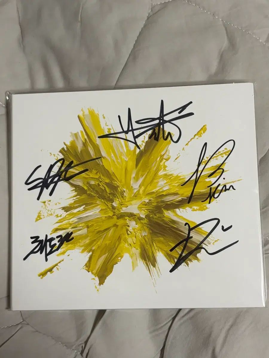 触れた 黄色 超新星 サイン アルバム