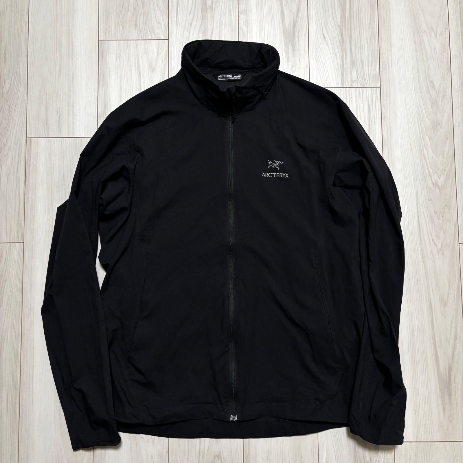 アークテリクス ノディンジャケット メンズL 黒 ブラック ナイロン