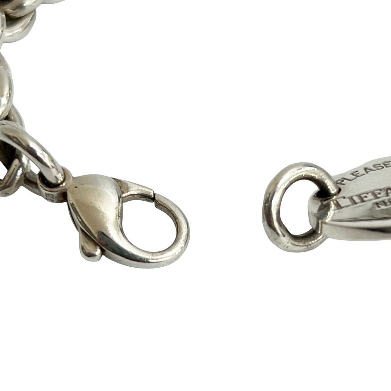 極 美品 TIFFANY&Co. ティファニー リターントゥ オーバルタグ 