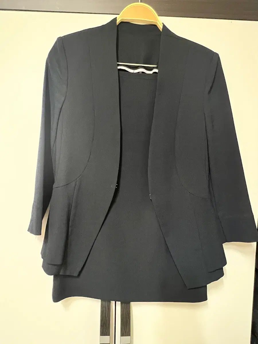 ネイビー レディース スーツ 上下セット